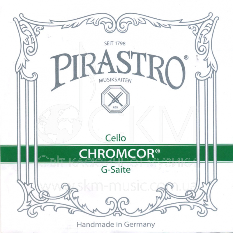Комплект струн для виолончели PIRASTRO CHROMCOR 3/4+1/2