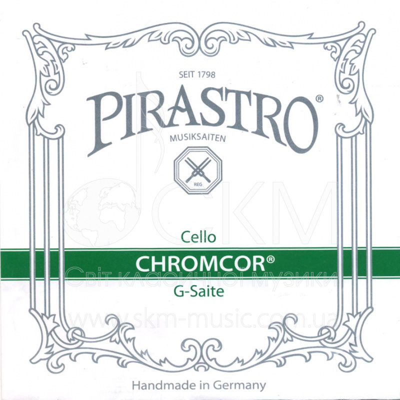 Струна для виолончели Ля PIRASTRO CHROMCOR, сталь/хромсталь