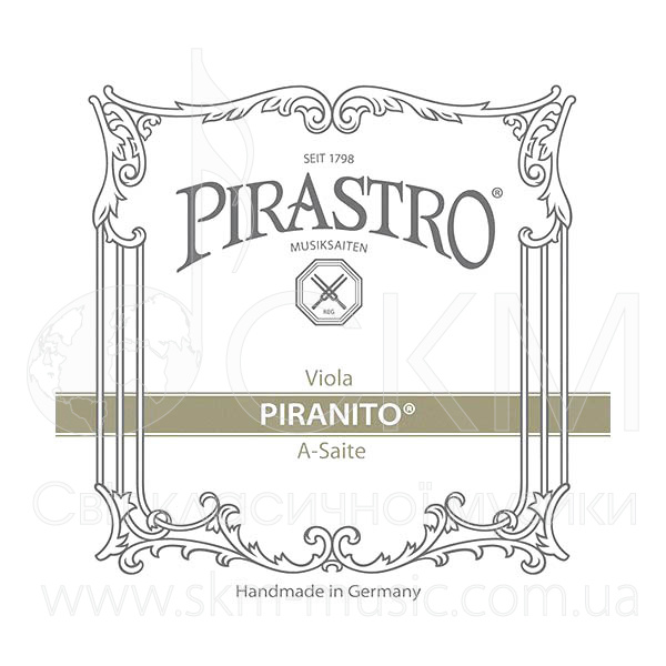 Струна для альта Ля PIRASTRO PIRANITO, сталь/хромсталь