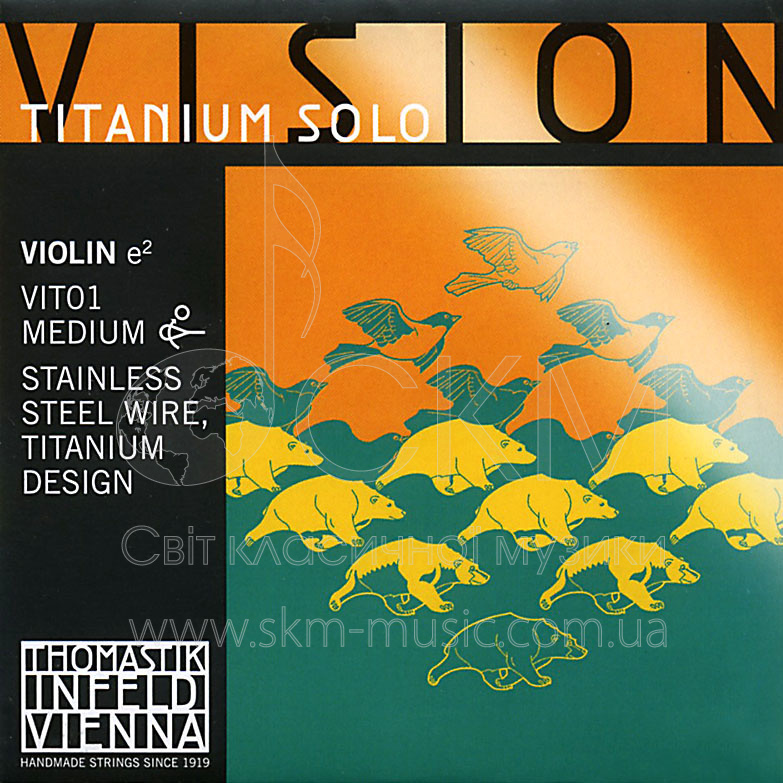 Струна для скрипки Ми THOMASTIK VISION TITANIUM SOLO