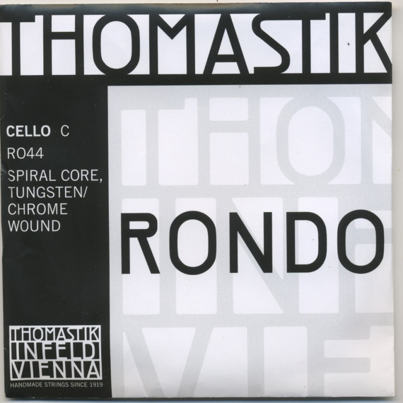 Струна для виолончели До THOMASTIK RONDO, спиральный стальной сердечник/вольфрам-хром обмотка