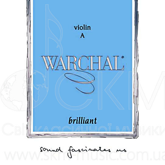 Комплект струн для скрипки WARCHAL BRILLIANT (W901B, W902, W903H, W904)