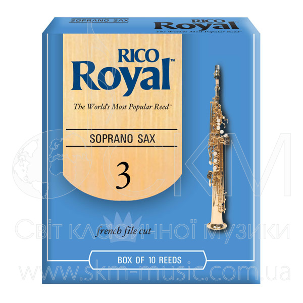 Трости для саксофона сопрано Rico Royal, штука 