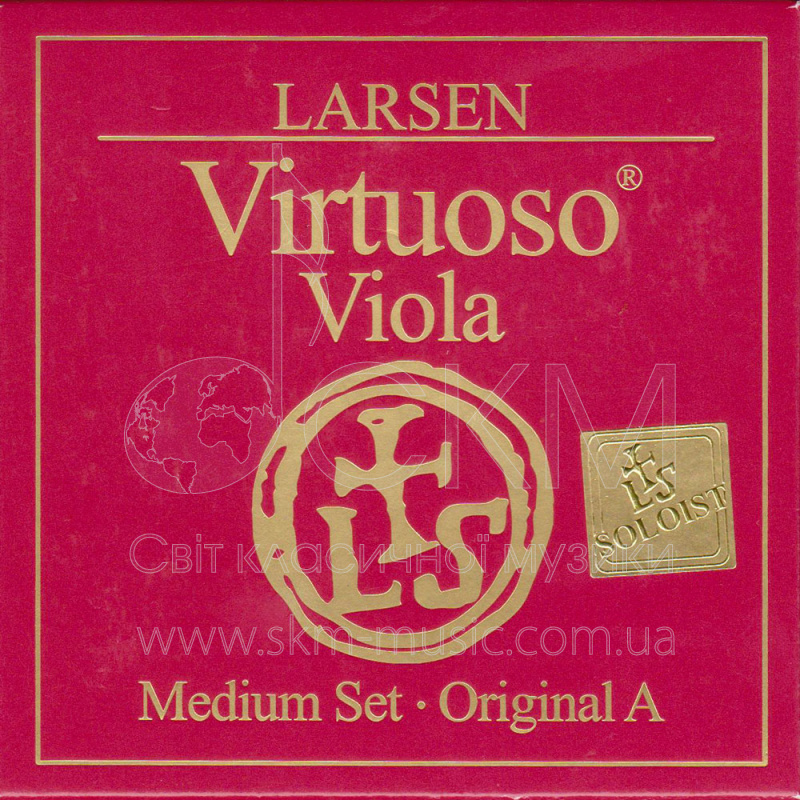 Комплект струн для альта LARSEN VIRTUOSO SOLOIST, петля (L5515L, LVS5516, LVS5517, LVS5518)