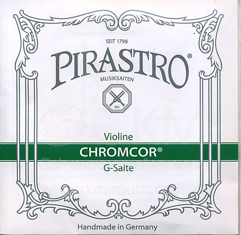 Струна для скрипки Соль PIRASTRO CHROMCOR, сталь/хромсталь