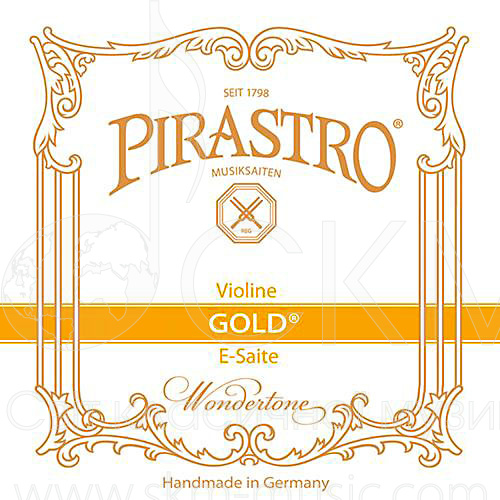 Комплект струн для скрипки PIRASTRO GOLD, петля (3158, 2152, 2153, 2154)