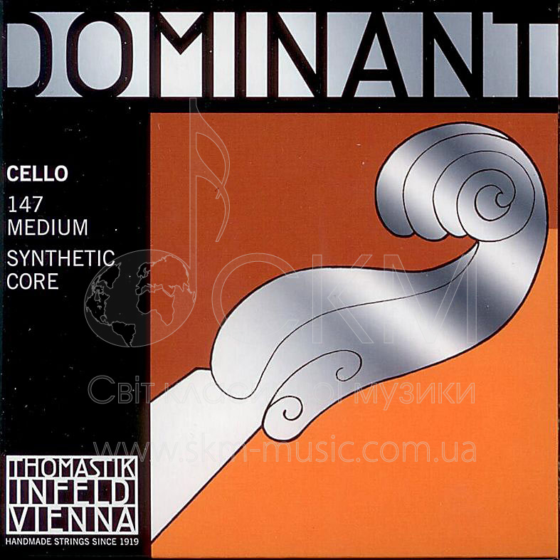 Комплект струн для виолончели THOMASTIK DOMINANT (142, 143, 144, 145)