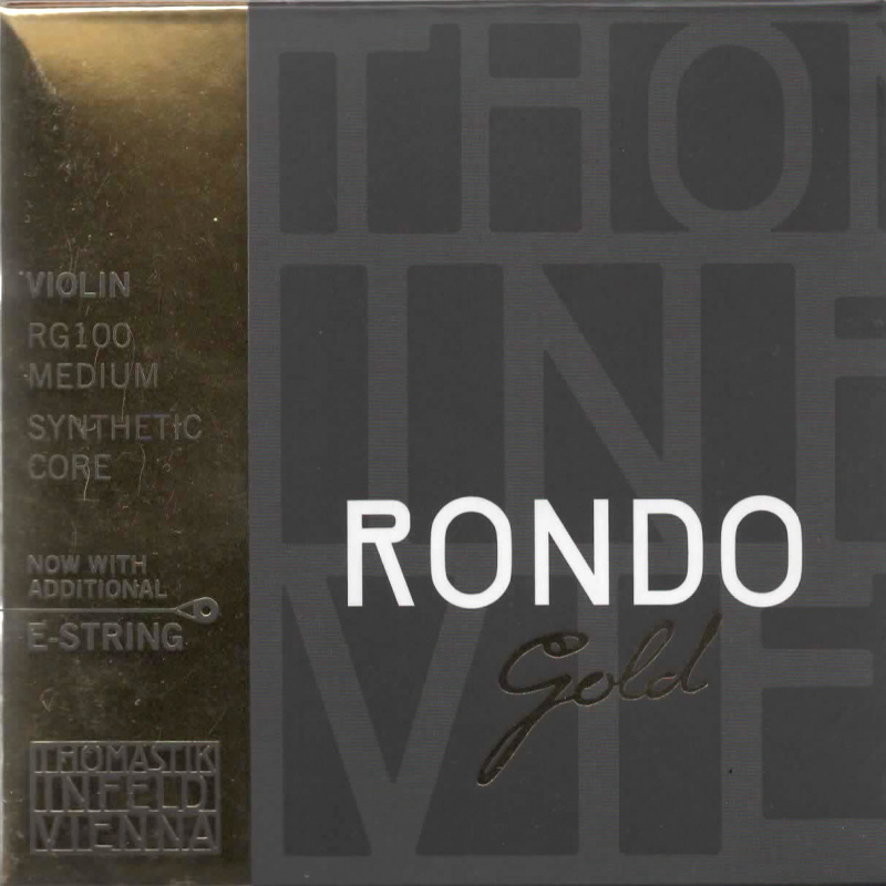 Комплект струн для скрипки THOMASTIK RONDO GOLD (RG01, RG01AU, RG02, RG03A, RG04)