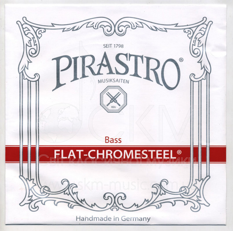 Cтруна для контрабаса Соль PIRASTRO FLAT-CHROMESTEEL ORCHESTER, сталь/хромсталь