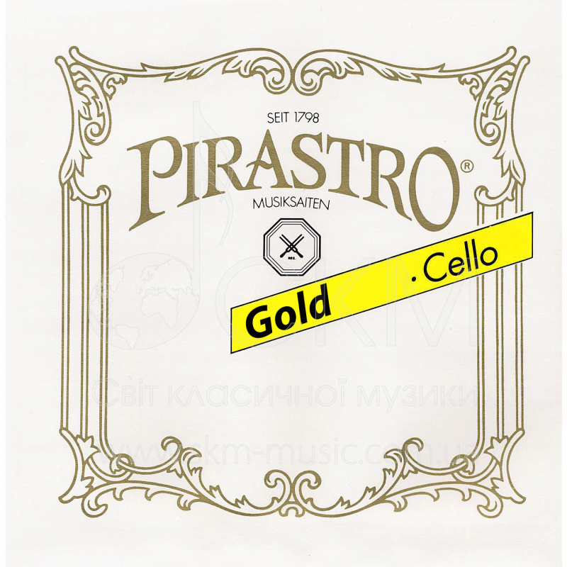 Струна для виолончели До PIRASTRO GOLD, жила/серебро