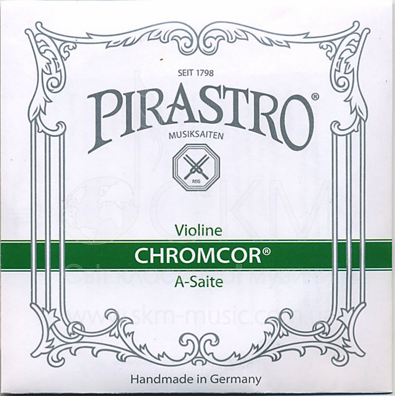 Струна для скрипки Ля PIRASTRO CHROMCOR, сталь/хромсталь