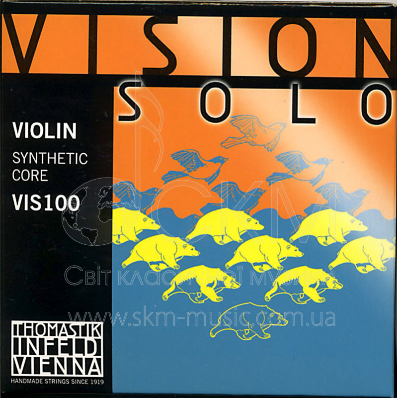 Комплект струн для скрипки THOMASTIK VISION SOLO (VIS01, VIS02, VIS03, VIS04)