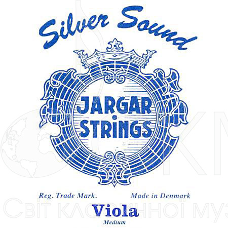 Комплект струн для альта JARGAR (J5571, J5572, J5573S, J5574S), серебро