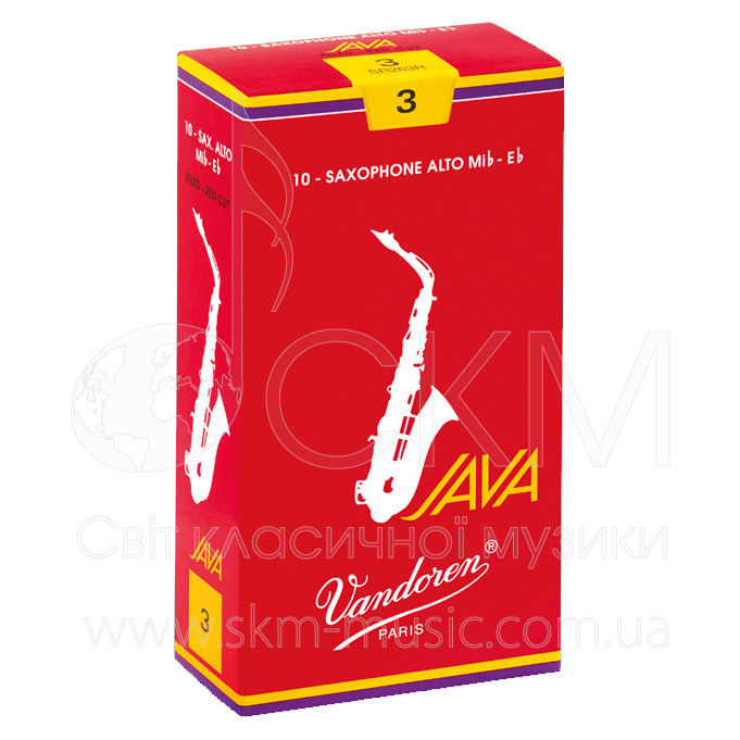 Трости для саксофона альт Vandoren Java Filed Red, штука 
