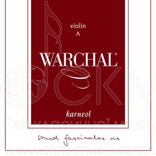 Струна для скрипки Ре WARCHAL KARNEOL, гидроналиум/чистое серебро