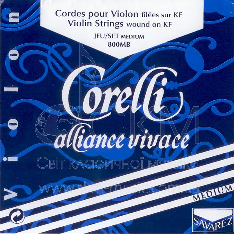 Струна для скрипки Ми CORELLI ALLIANCE VIVACE, сталь, петля