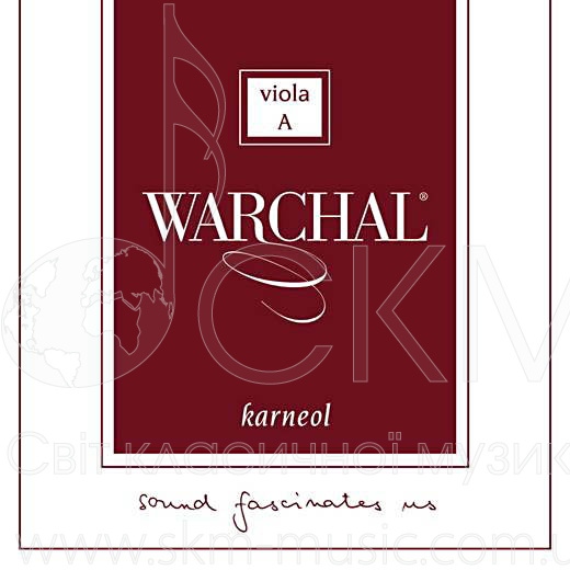Комплект струн для альта  WARCHAL KARNEOL, шарик (W511L, W512L, W513L, W514L)