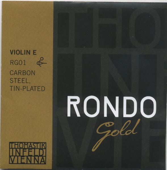 Струна для скрипки Ми THOMASTIK RONDO GOLD, карбоновая сталь, луженая, съемный шарик