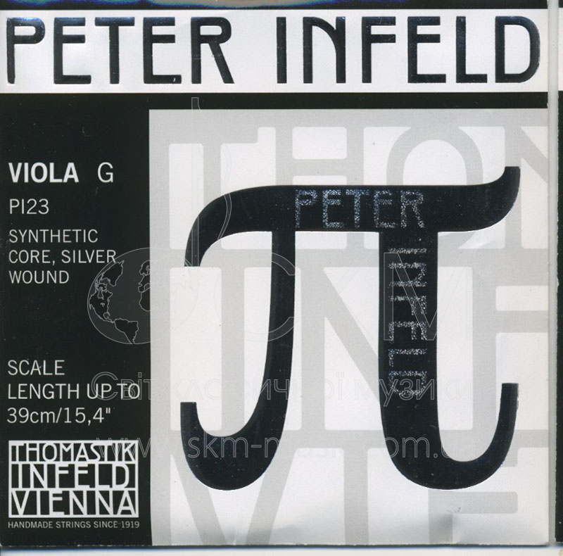 Струна для альта Соль THOMASTIK PETER INFELD, синтетика/серебряная обмотка