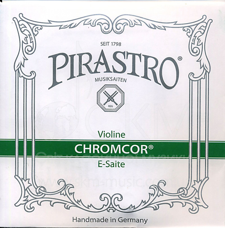 Струна для скрипки Ми PIRASTRO CHROMCOR, хромсталь, шарик