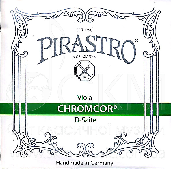 Струна для альта Ре PIRASTRO CHROMCOR, сталь/хромсталь