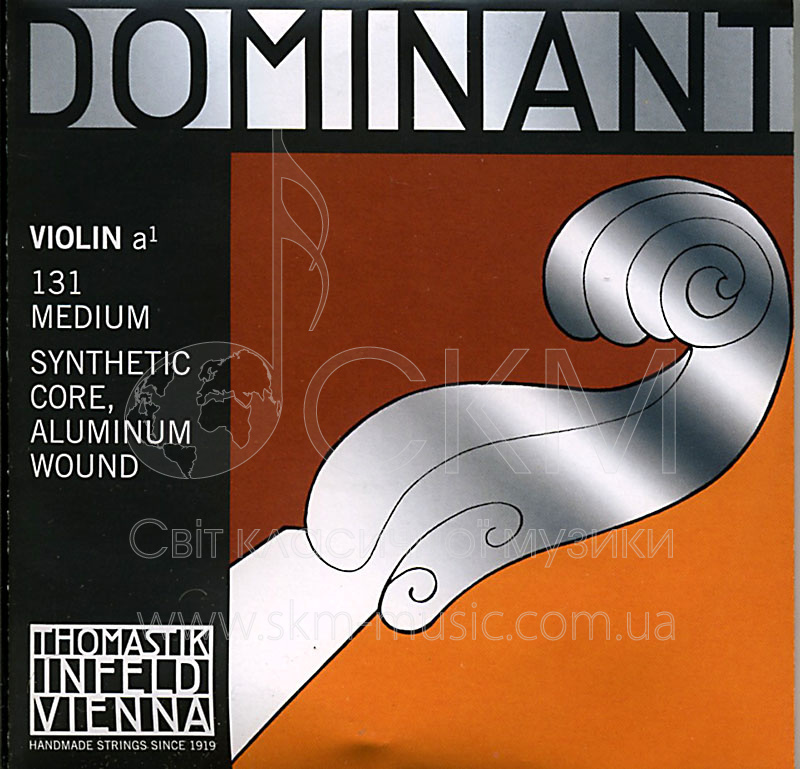 Струна для скрипки Ля THOMASTIK DOMINANT, алюминиевая обмотка