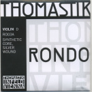 Струна для скрипки Ре THOMASTIK RONDO, сердечник синтетика, серебряная обмотка