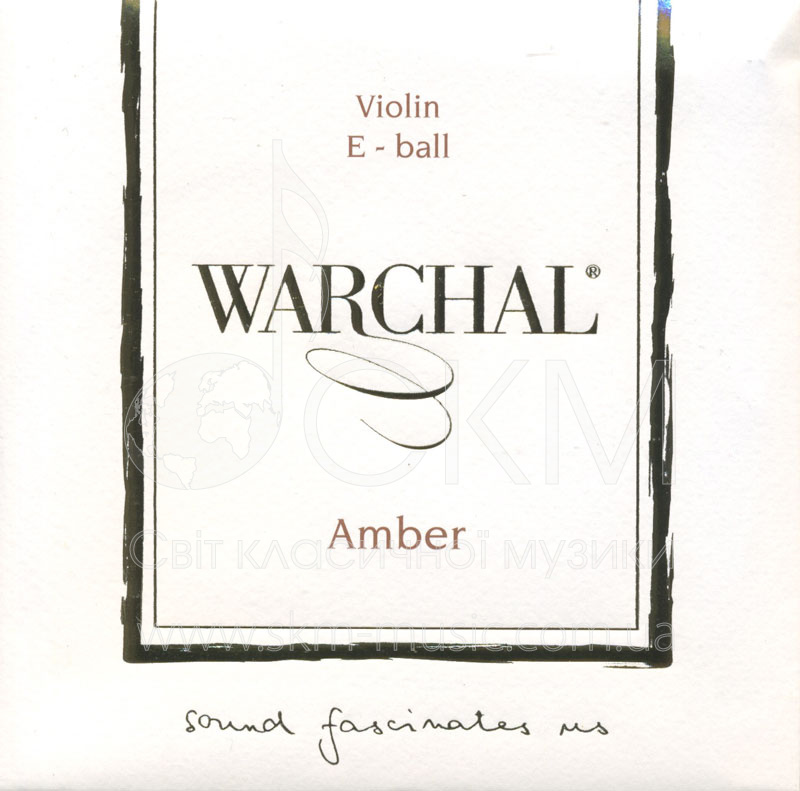 Комплект струн для скрипки WARCHAL AMBER (W701B, W702, W703, W704)