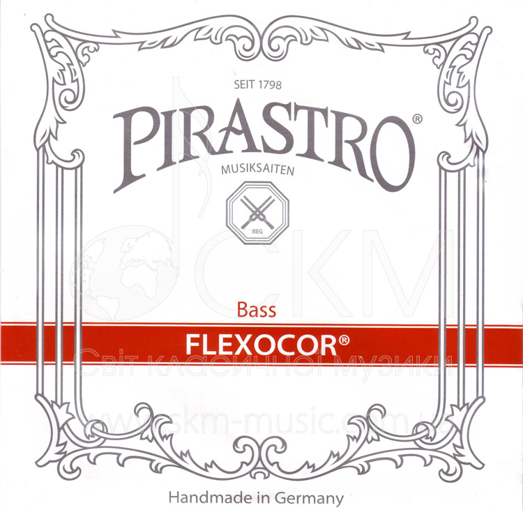 Комплект cтрун для контрабаса PIRASTRO FLEXOCOR SOLO (341100, 341200, 341300, 341400)