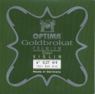 Струна для скрипки Ми OPTIMA GOLDBROKAT PREMIUM, сталь, петля