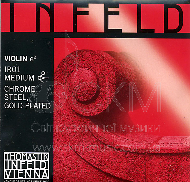 Струна для скрипки Ми THOMASTIK INFELD RED, хромсталь/золотое покрытие