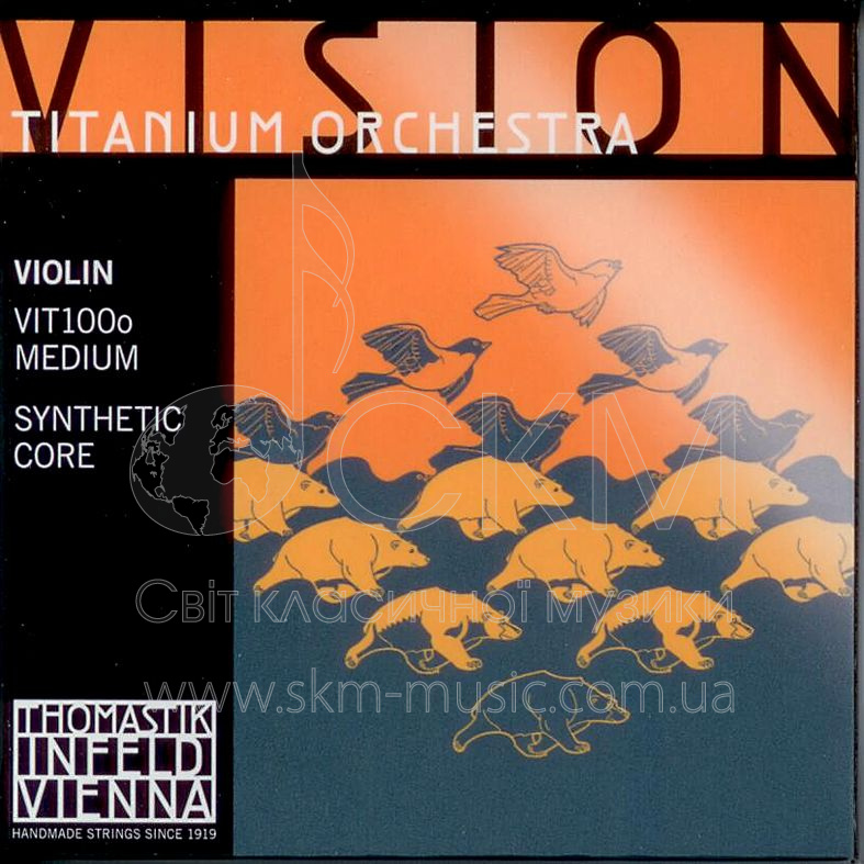 Комплект струн для скрипки THOMASTIK VISION TITANIUM ORCHESTRA