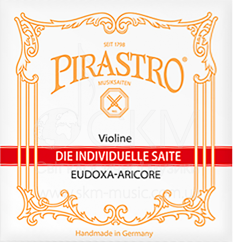 Струна для скрипки Ля PIRASTRO  EUDOXA-ARICORE, синтетика/алюминий