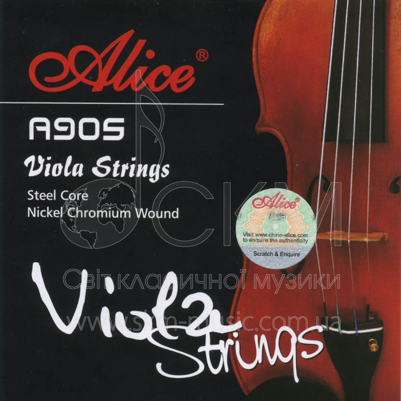 Комплект струн для альта ALICE 905