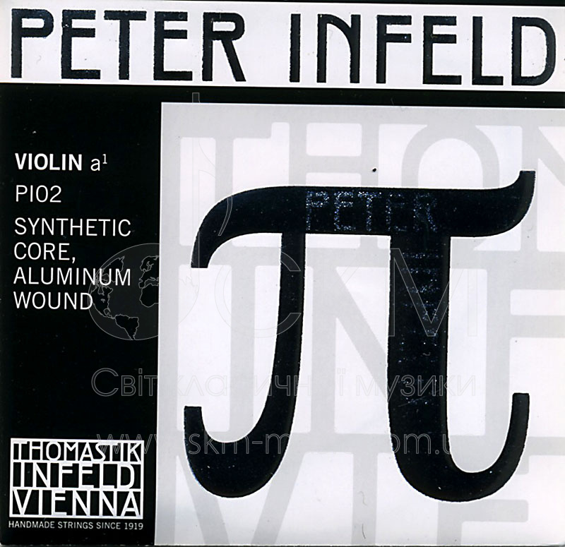 Струна для скрипки Ля THOMASTIK PETER INFELD, синтетика, алюминиевая обмотка