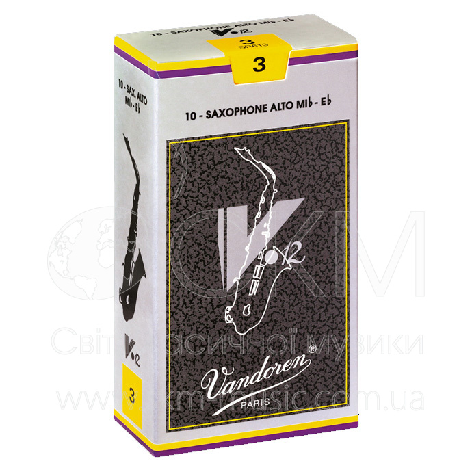 Трости для саксофона альт Vandoren V12, штука 
