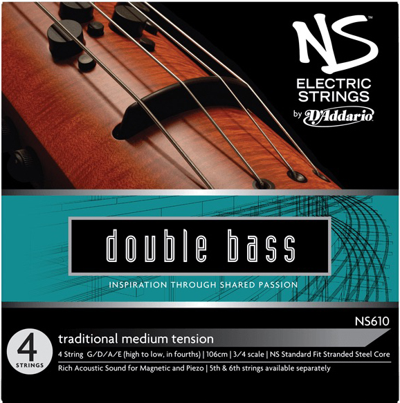 Cтруна для контрабаса Соль D'ADDARIO NS ELECTRIC TRADITIONAL, многожильная сталь/никель
