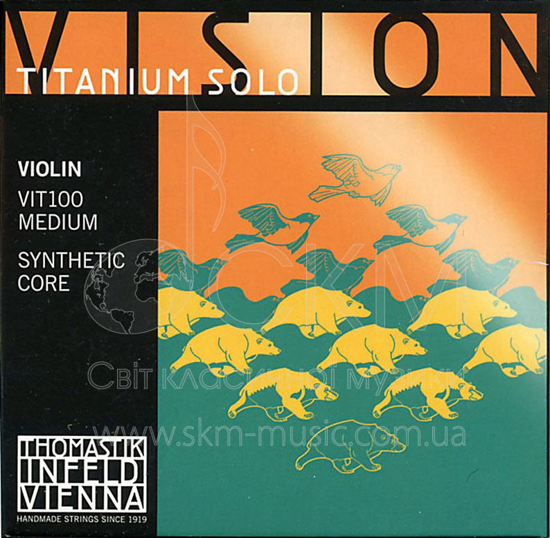 Комплект струн для скрипки THOMASTIK VISION TITANIUM SOLO