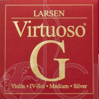 Комплект струн для скрипки LARSEN VIRTUOSO, петля (LV5521L, LV5522, LV5523, LV5524)
