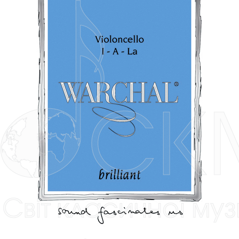 Струна для виолончели До WARCHAL BRILLIANT, вольфрам/чистое серебро
