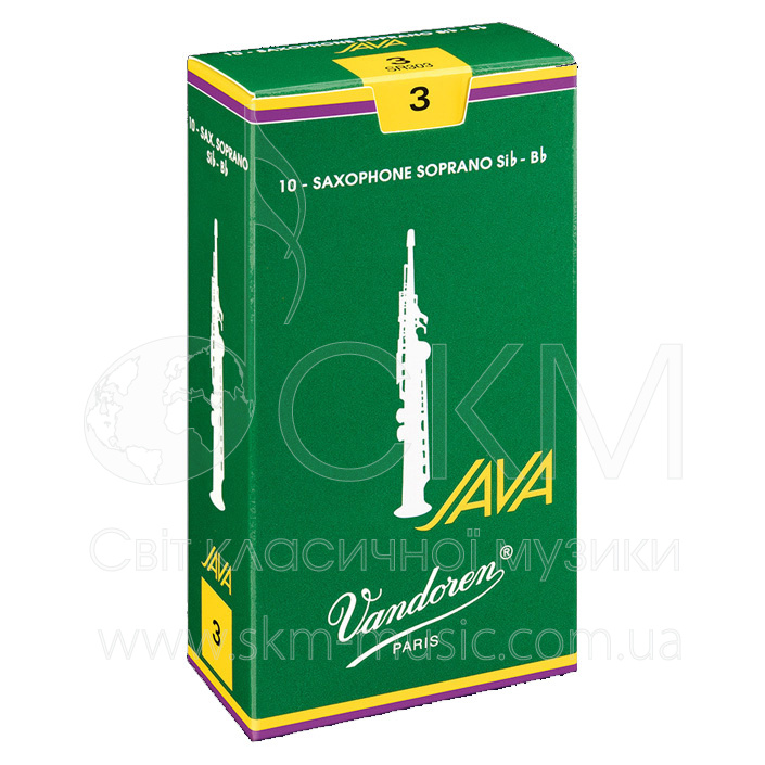 Трости для саксофона сопрано Vandoren Java, штука 