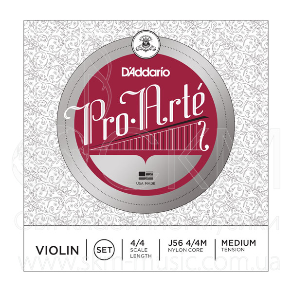 Комплект струн для скрипки D'ADDARIO PRO ARTE (J5601, J5602, J5603, J5604)