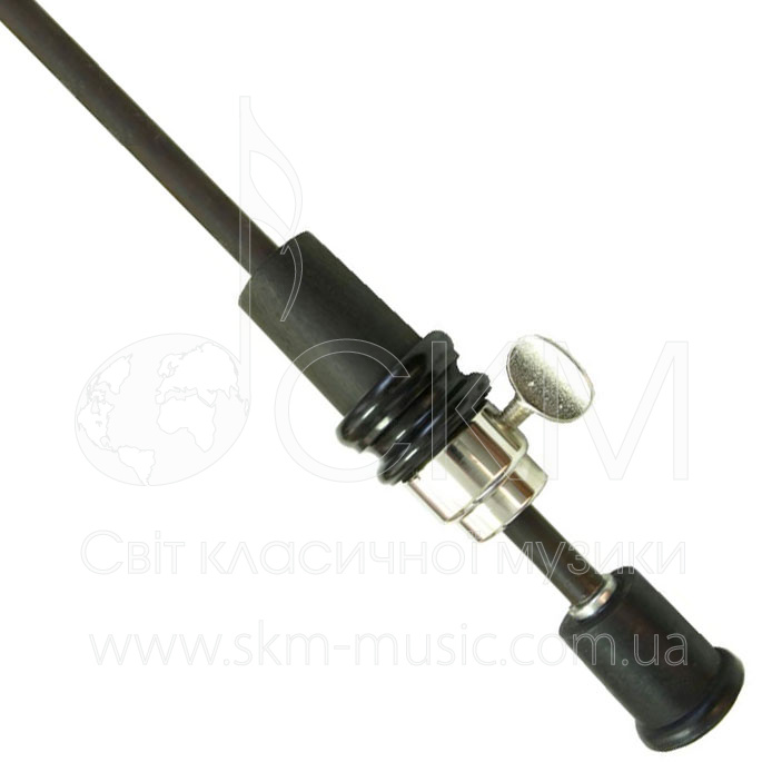 Шпиль для виолончели ULSA, черный анодированный (трубка), черное дерево, завинчивающийся наконечник