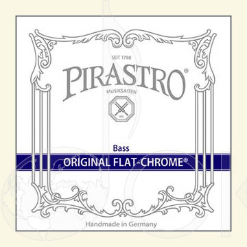 Комплект cтрун для контрабаса PIRASTRO ORIGINAL FLAT-CHROME SOLO (347100, 347200, 347300, 347400)