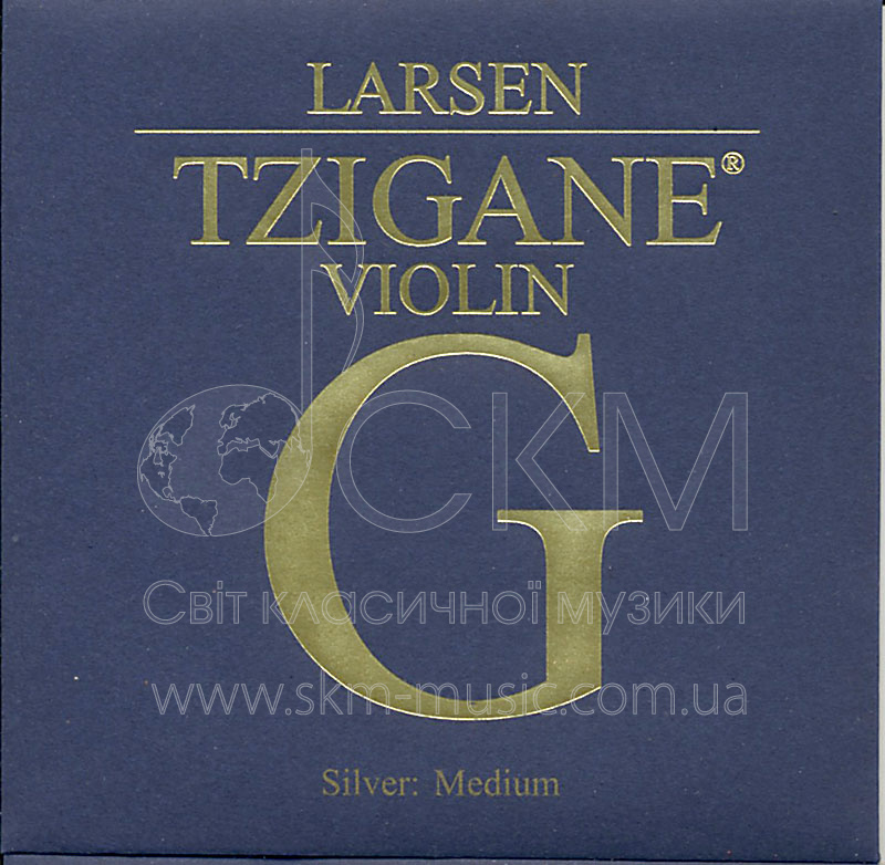 Струна для скрипки Соль LARSEN TZIGANE, нейлон/серебро