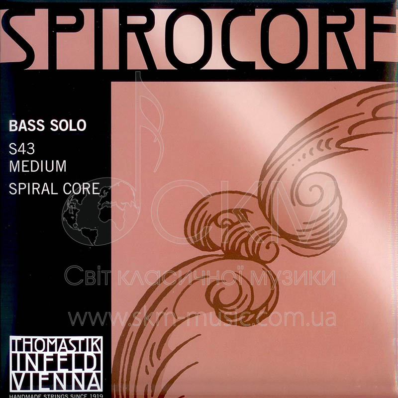 Комплект cтрун для контрабаса THOMASTIK SPIROCORE SOLO (S36S, S37S, S38S, S39S)