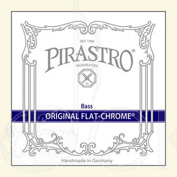 Струна для контрабаса Ля1 PIRASTRO ORIGINAL FLAT-CHROME SOLO, сердечник стальная проволока