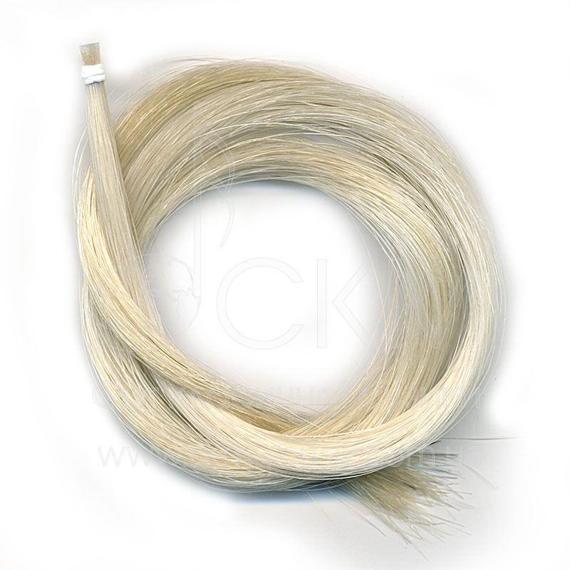 Волос аргентинский, белый, "TOP" класса, для скрипки и альта, 78 - 80 см, 6,3 гр.