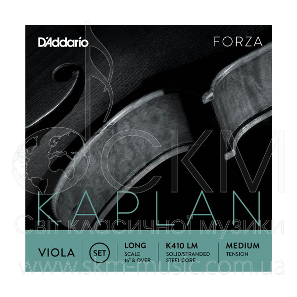 Комплект струн для альта KAPLAN FORZA  от 16" и больше (K411, K412, K413, K414)