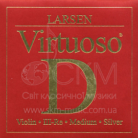 Струна для скрипки Ре LARSEN VIRTUOSO, серебро